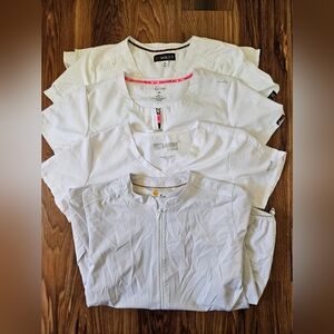 Medium White Scrub Top/Jacket Lot